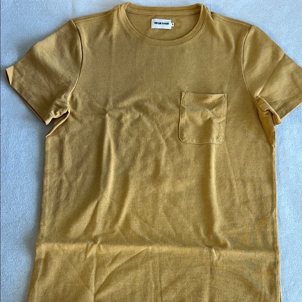 Taylor Stitch Heavy Bag Gold Short Sleeve Tee